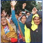 Indian Muslim Women demanding reservation