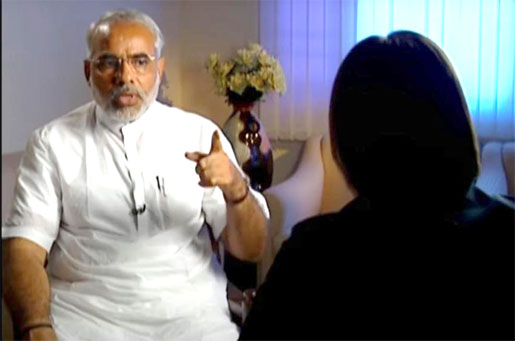 A still from “India: The Modi Question”. | Photo Credit: YouTube screengrab